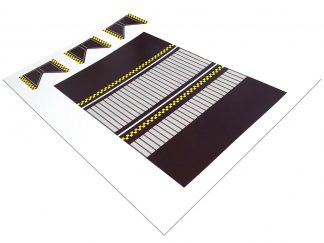 Printed Rocket Body Sheets - Black