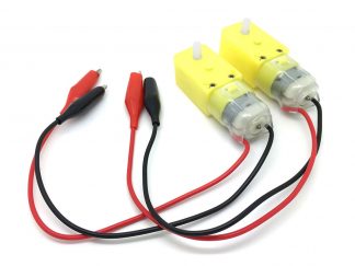 Pair of Geared Motors with Croc-leads (pre-2025)